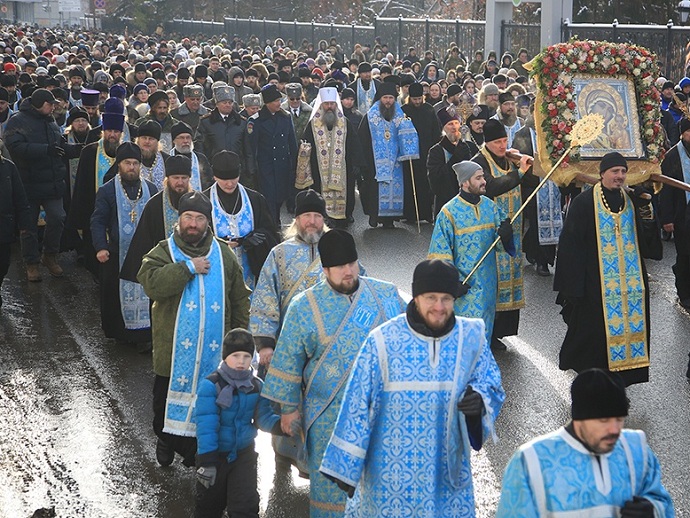 Центр Екатеринбурга перекроют 7 декабря из-за крестного хода