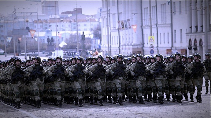 Сегодня центр Екатеринбурга перекроют из-за первой репетиции парада Победы