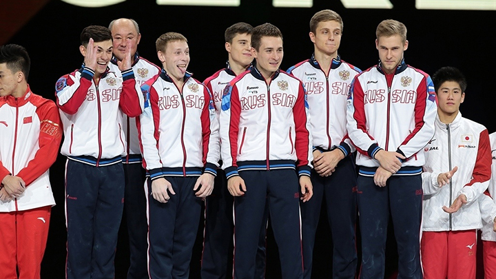Команда российских гимнастов впервые победила на чемпионате мира