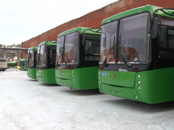 В Екатеринбург прибыли 20 низкопольных автобусов из Башкирии