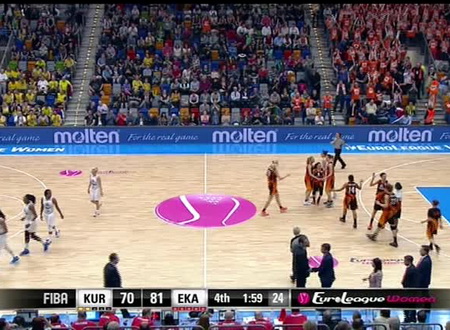 Баскетболистки УГМК обыграли курское «Динамо» в полуфинале Евролиги