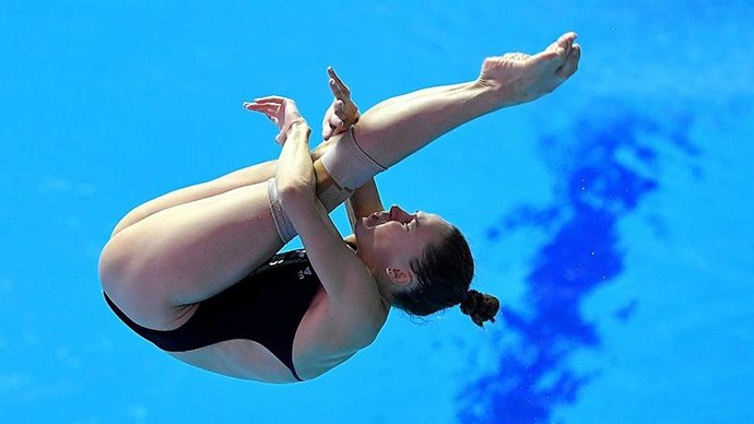 Кристина Ильиных выиграла «серебро» на чемпионате Европы по прыжкам в воду
