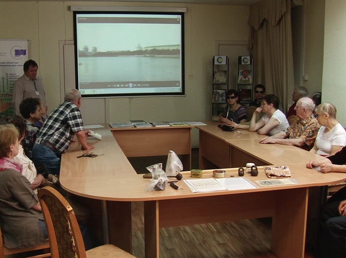 В библиотеке для слепых открылась выставка о Екатеринбурге