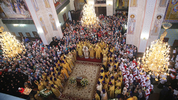 Более 60 тысяч человек поклонились мощам Спиридона Тримифунтского в Екатеринбурге