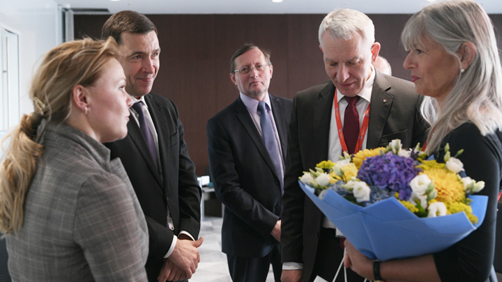 Евгений Куйвашев встретился с президентом Российского кардиологического общества