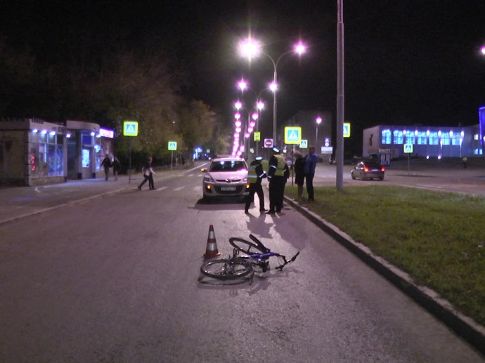 В Екатеринбурге «Мазда» сбила 11-летнего велосипедиста