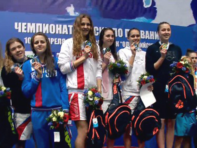 Свердловские пловчихи выиграли заключительную эстафету на чемпионате России
