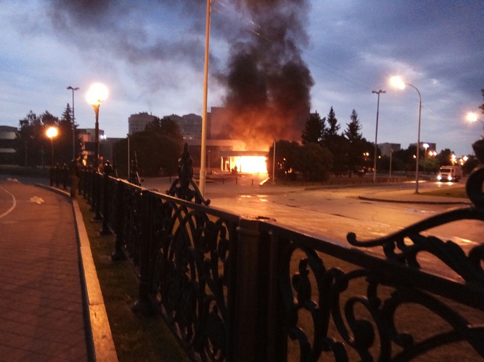 Пожар в ККТ «Космос» в Екатеринбурге: спасены пять человек