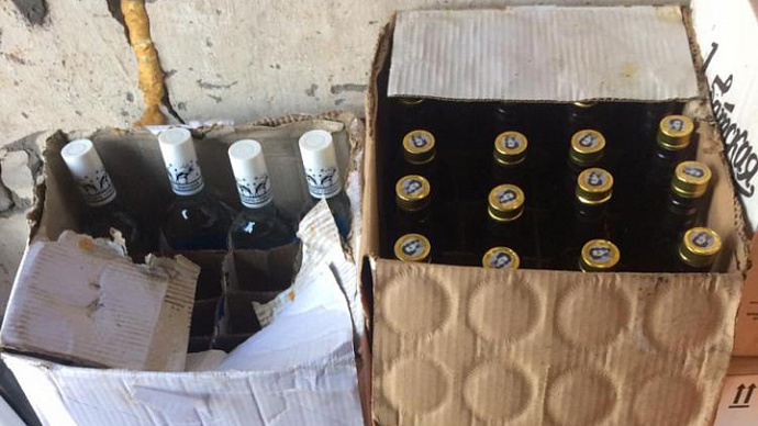 В Нижнем Тагиле накрыли склад с 11 тоннами контрафактной водки