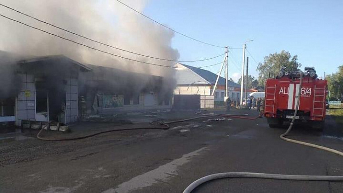 Подросток и пенсионер стали жертвами пожара в магазине «Таганский ряд» 