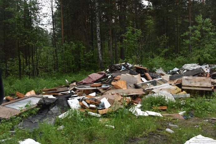 В Свердловской области началась рекультивация свалки в посёлке Красный