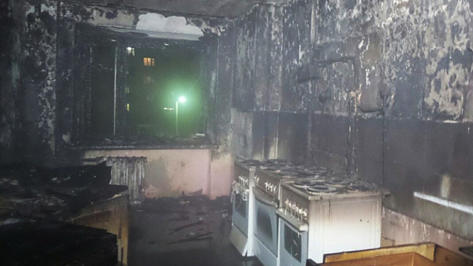 В Екатеринбурге ночью горело общежитие на Старой Сортировке