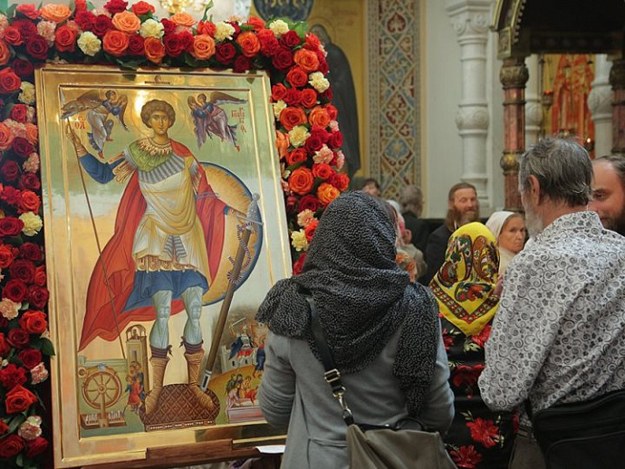 В Екатеринбург прибудет чудотворная икона Георгия Победоносца