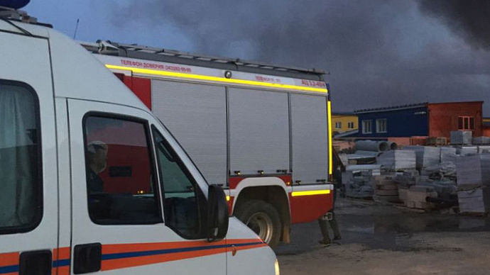 В Екатеринбурге спустя два часа потушили пожар на Бабушкина