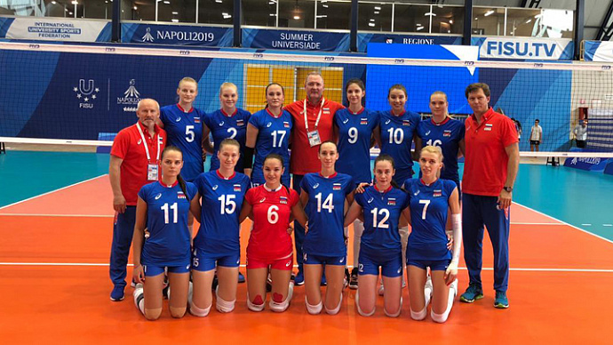 Российские волейболистки прошли в финал Универсиады-2019 в Неаполе