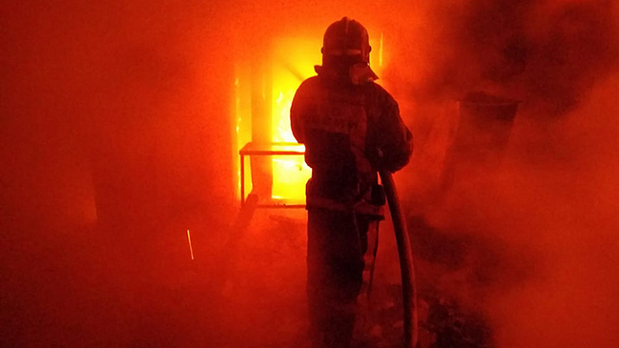 В Екатеринбурге на Белореченской произошёл пожар с погибшим