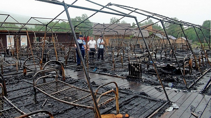 Жуткий пожар в детском палаточном лагере Хабаровского края: есть погибшие