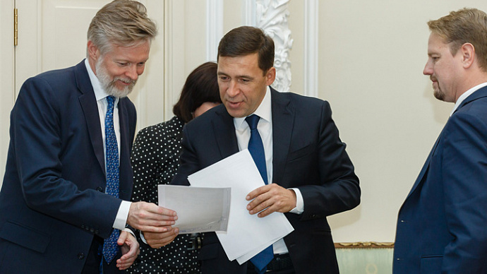 Евгений Куйвашев обсудил с послом Швеции локализацию производства на Урале