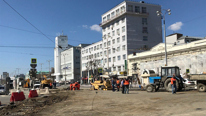 В Екатеринбурге 16 мая начнётся ремонт проспекта Ленина