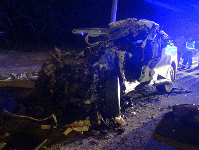 Автоледи на «Лексусе» погибла в ДТП на Челябинском тракте