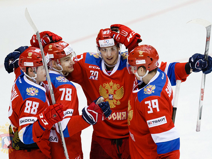 Российские хоккеисты разгромили французов во втором мачте «Еврочелленджа»