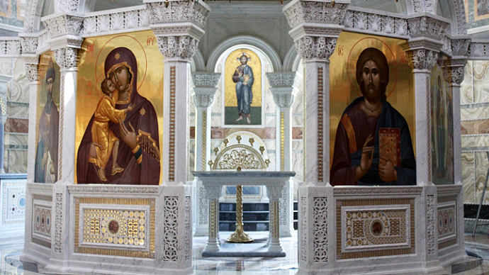 В Екатеринбурге после реставрации открылся храм Ново-Тихвинского монастыря
