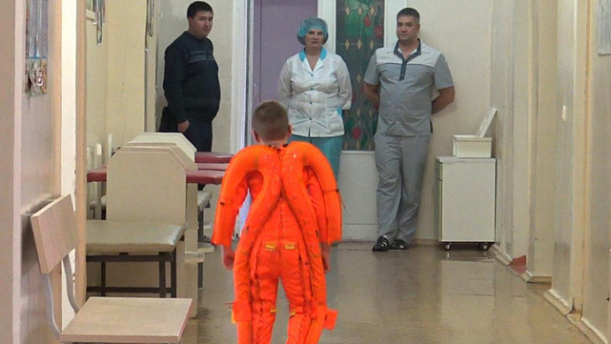«Костюмы космонавта» появились в детской больнице Каменска-Уральского