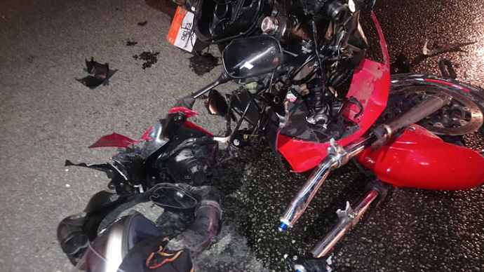 В Екатеринбурге столкнулись два мотоцикла, пострадали оба водителя