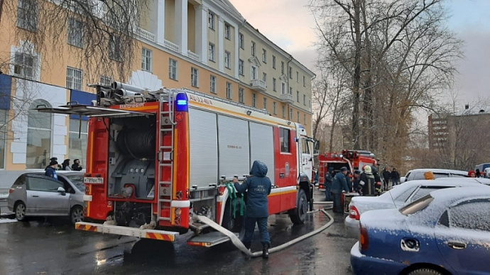 Пожар в общежитии Горного университета ликвидирован