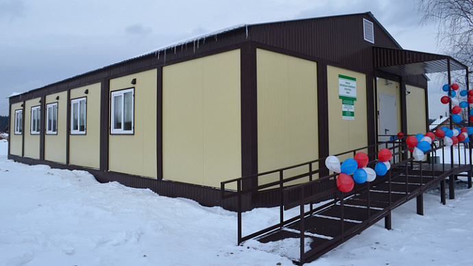 На Среднем Урале открылось первое модульное здание общеврачебной практики