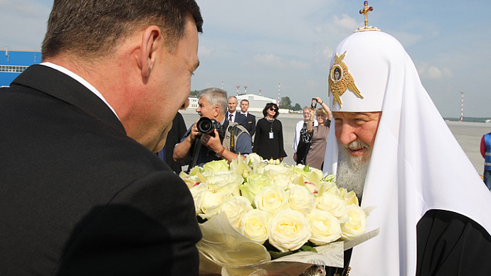 Патриарх Кирилл прибыл в Екатеринбург для участия в «Царских днях»
