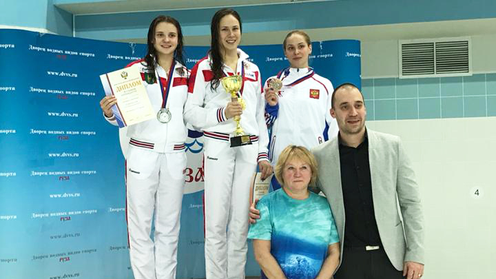 Екатеринбуржцы завоевали все виды медалей на Кубке России по прыжкам в воду