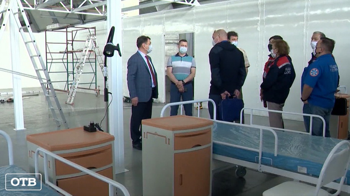 В «Екатеринбург-Экспо» строят отделение интенсивной терапии