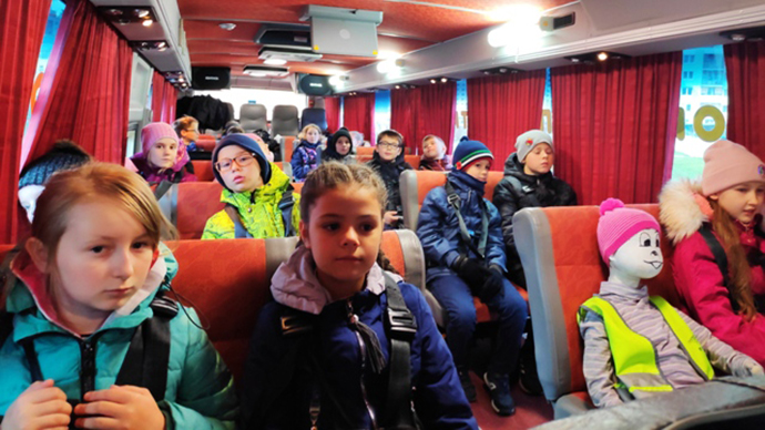 5850 свердловских школьников прошли «краш-тест» на автобусе-тренажёре
