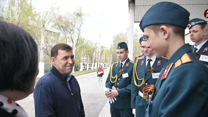 Уральские кадеты приглашены на парад 9 Мая в Екатеринбурге