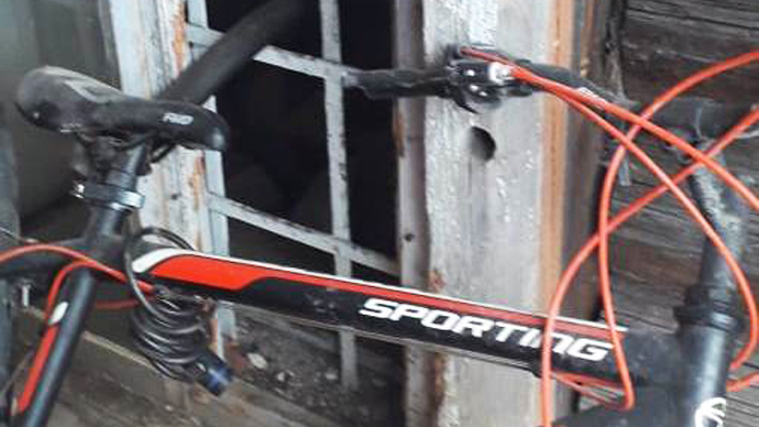 Житель Химмаша завуалировал кражу газа с помощью велосипеда