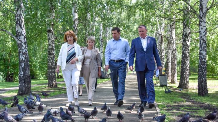 Евгений Куйвашев поручил привести в порядок парки Екатеринбурга