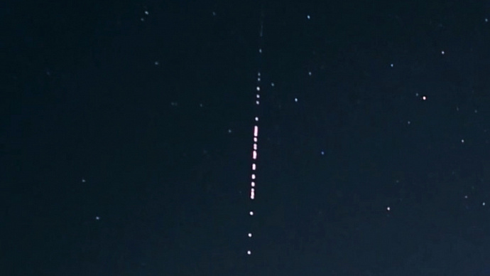 На орбиту отправилась 21-я цепочка спутников Илона Маска