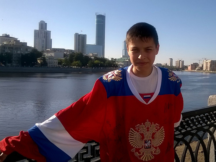 Екатеринбургский школьник создал талисман детского следж-хоккея в России