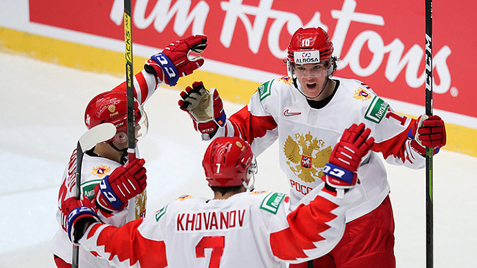 Российская молодёжка вышла в финал ЧМ-2020 по хоккею, обыграв шведов