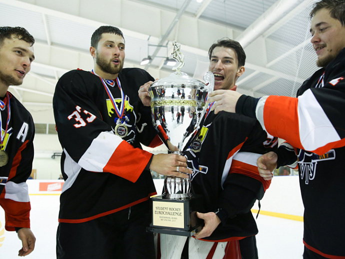 Студенты Горного завоевали первый кубок Student Hockey Eurochallenge