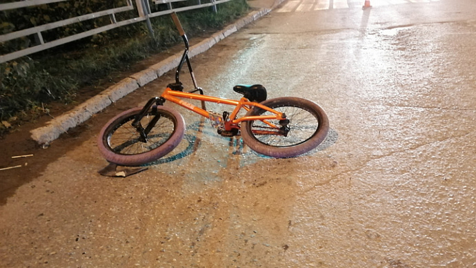 В Первоуральске 13-летний велосипедист попал под колёса «Чери»