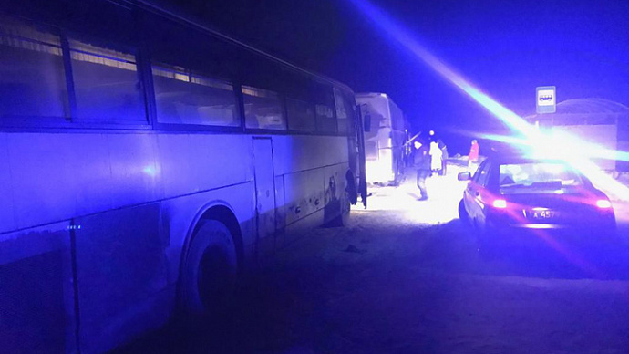 Полиция помогла пассажирам автобуса, заглохшего на трассе Пермь – Екатеринбург