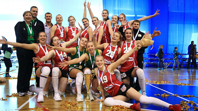 Молодёжка «Уралочки» стала шестикратным чемпионом России