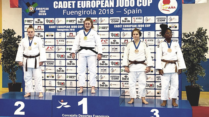 Юная свердловчанка взяла серебро на Кубке Европы по дзюдо