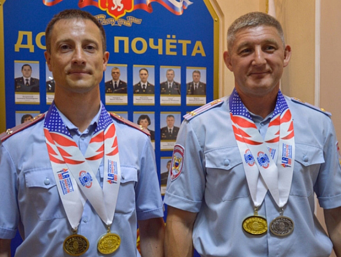 Cвердловские офицеры вернулись из США с медалями Всемирных игр полицейских и пожарных