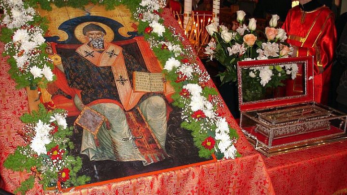 В Екатеринбурге привезут чудотворные мощи святителя Спиридона Тримифунтского
