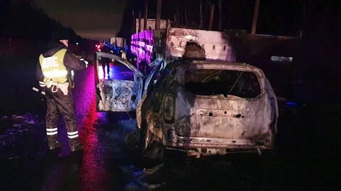 Водитель сгорел заживо: жуткое ДТП под Екатеринбургом