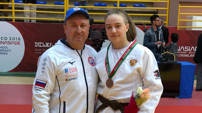Свердловская дзюдоистка завоевала бронзу на Гимназиаде в Марокко