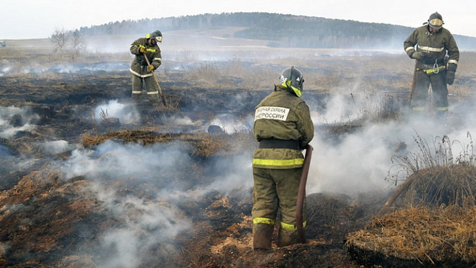 Под Каменском-Уральским потушен пожар площадью 30 гектаров